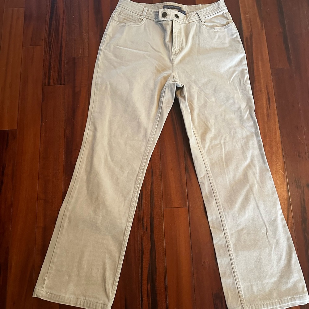 Liz Claiborne Women's Boot Cut Jeans - Cream